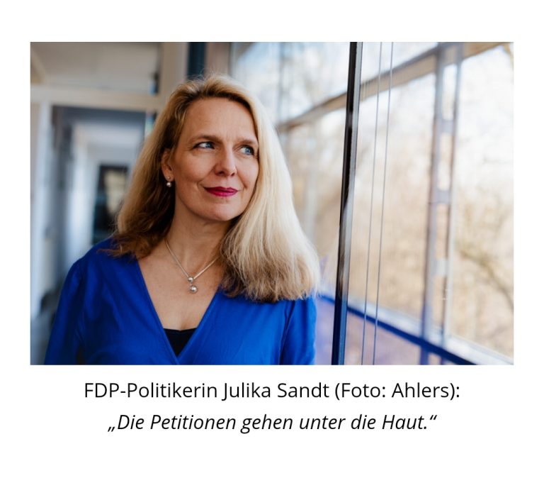 Unterstützung von Julika Sandt aus dem Bayerischen Landtag