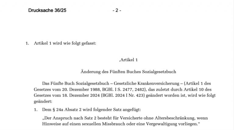 Teil II, Auszug dessen